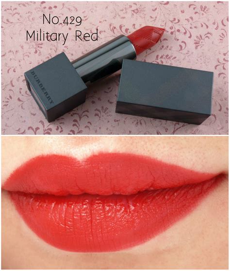 burberry pink velvet lipstick|Burberry military red lipstick.